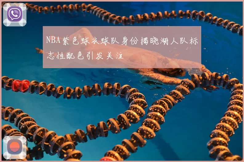 NBA紫色球衣球队身份揭晓湖人队标志性配色引发关注